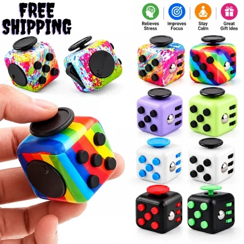 Fidget cube spinner stress - fidget,