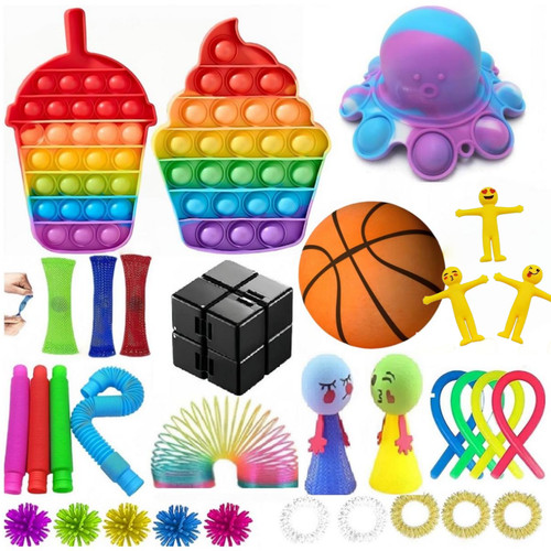 Pcs fidget toys bundle push - 32,