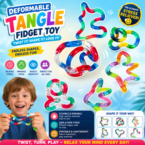 Magic tangle fidget toy - tangle,