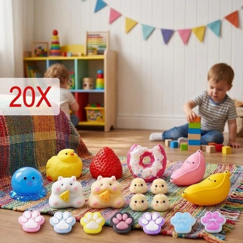 20pcs squishy toys - squishy, kawaii