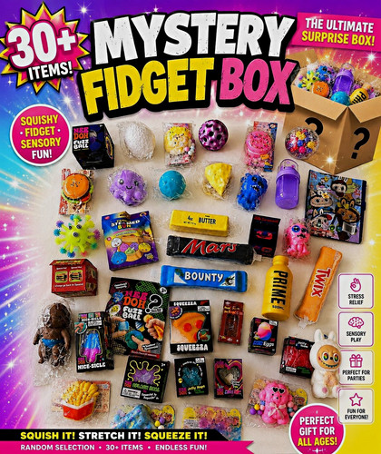 20x huge mystery fidget - huge, box