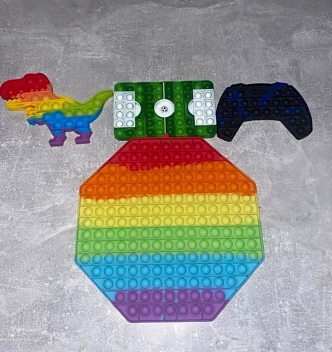 Rainbow silicone pop - pop, it