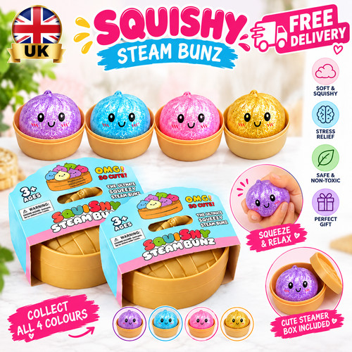 Glitter dumpling squishy - glitter,