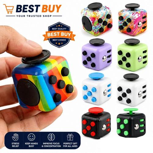 Fidget cube spinner stress - cube,