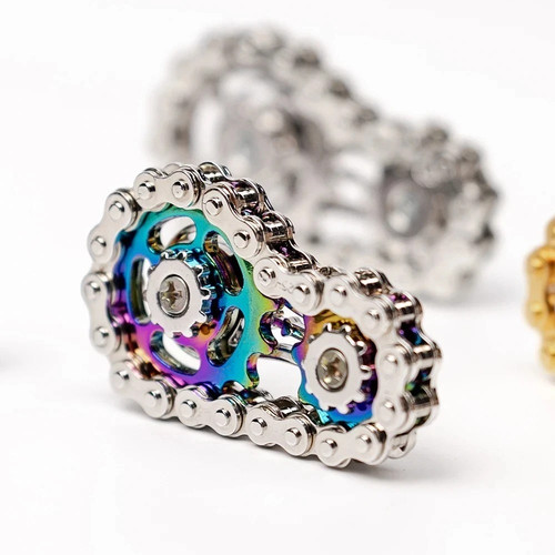 Bicycle chain fidget - bicycle, spinner