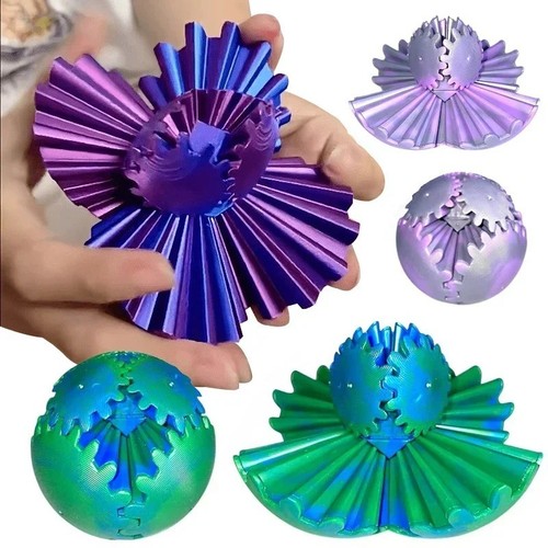 Printed gear ball fidget - 3d,
