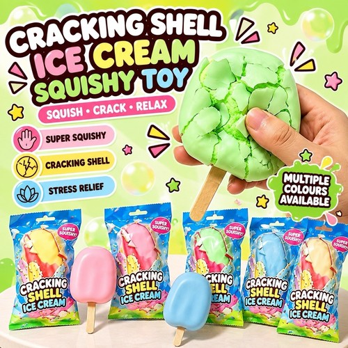 Wax cracking ice lolly squishy - wax,